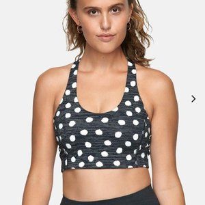 Outdoor Voices Polka Dot Doing Things Bra - Small
